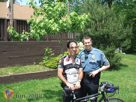 Mike and Delville officer