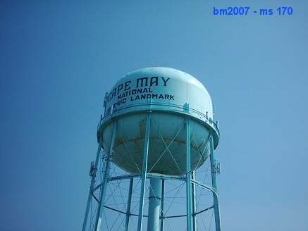 Cape May, NJ water tower