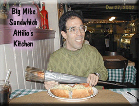 Sandwhich named after Bike Mike at Attilio's Kitchen in Denville, NJ